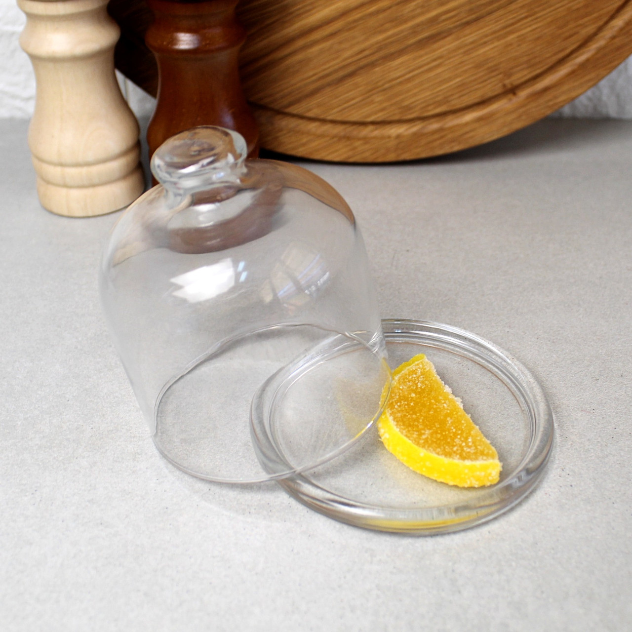 Стеклянная лимонница с крышкой Басик - фото 3 - id-p675061344