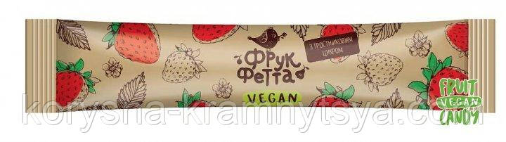 ФрукФетта на тростинному цукрі "Полуниця - Яблуко", 20 г, фото 1