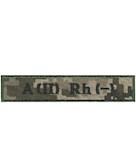 Нашивка "Група крові 2-" ЗСУ цифра / липучка