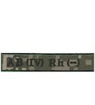 Нашивка "Група крові 4-" ЗСУ цифра / липучка