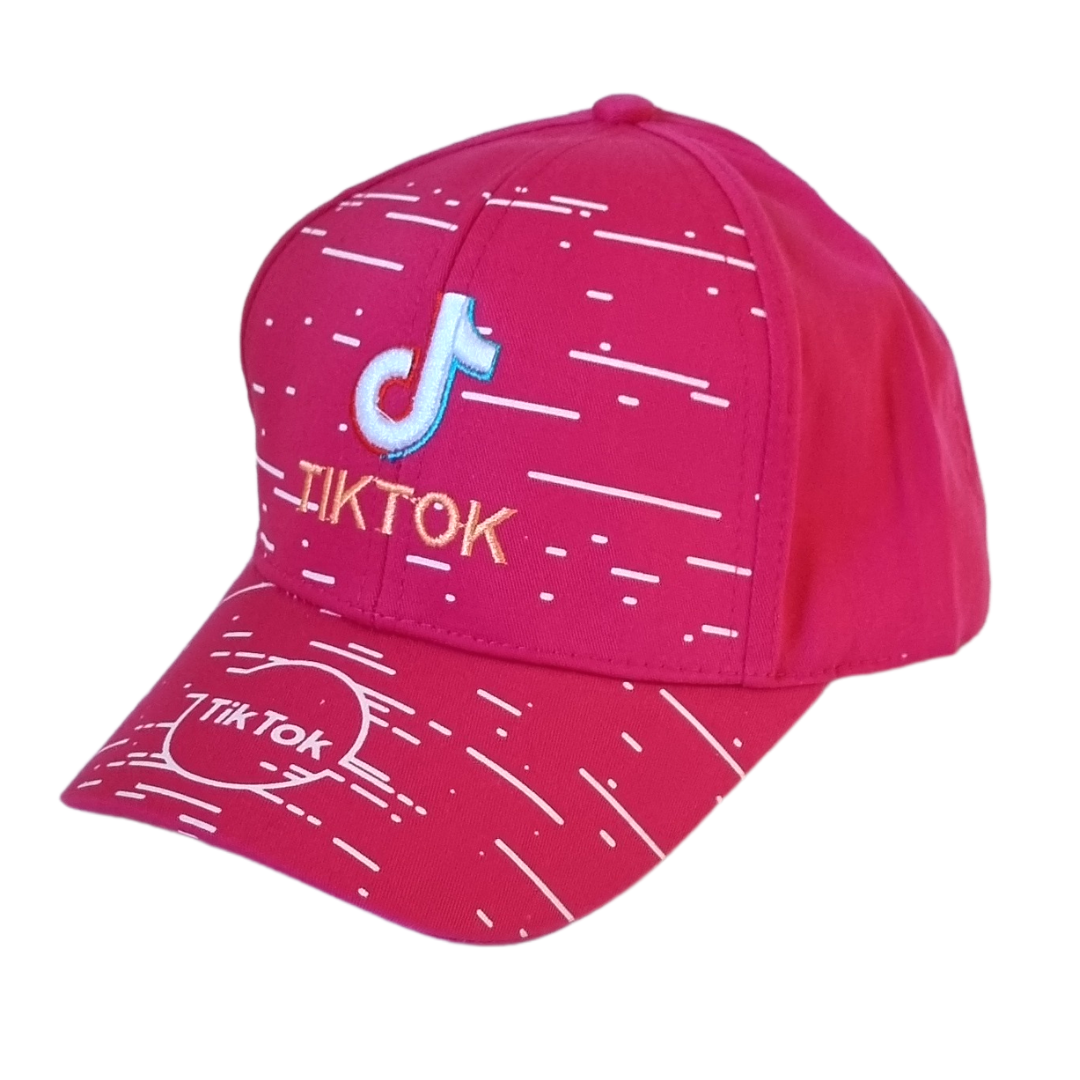 Бейсболка TikTok дівчинка малина