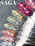 Saga Professional Гель для дизайну GALAXY Glitter №6, 8 мл, фото 5