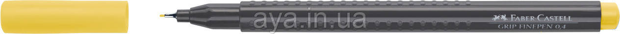 Капілярна тригранна ручка Faber-Castell Grip Finepen, 0,4 мм, Жовтий, фото 1