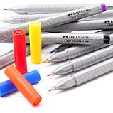 Капілярна тригранна ручка Faber-Castell Grip Finepen, 0,4 мм, Фіолетовий, фото 11