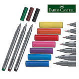 Капілярна тригранна ручка Faber-Castell Grip Finepen, 0,4 мм, Фіолетовий, фото 8
