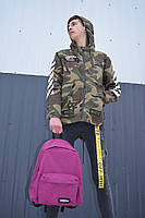 Фіолетовий рюкзак 24 л Eastpak crimson. Рюкзаки міські. Молодіжні рюкзаки для студентів Істпак, фото 4