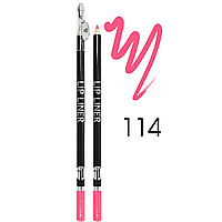 Карандаш для губ деревянный с точилкой Jovial Luxe Lip Liner № 114 Dolly pink