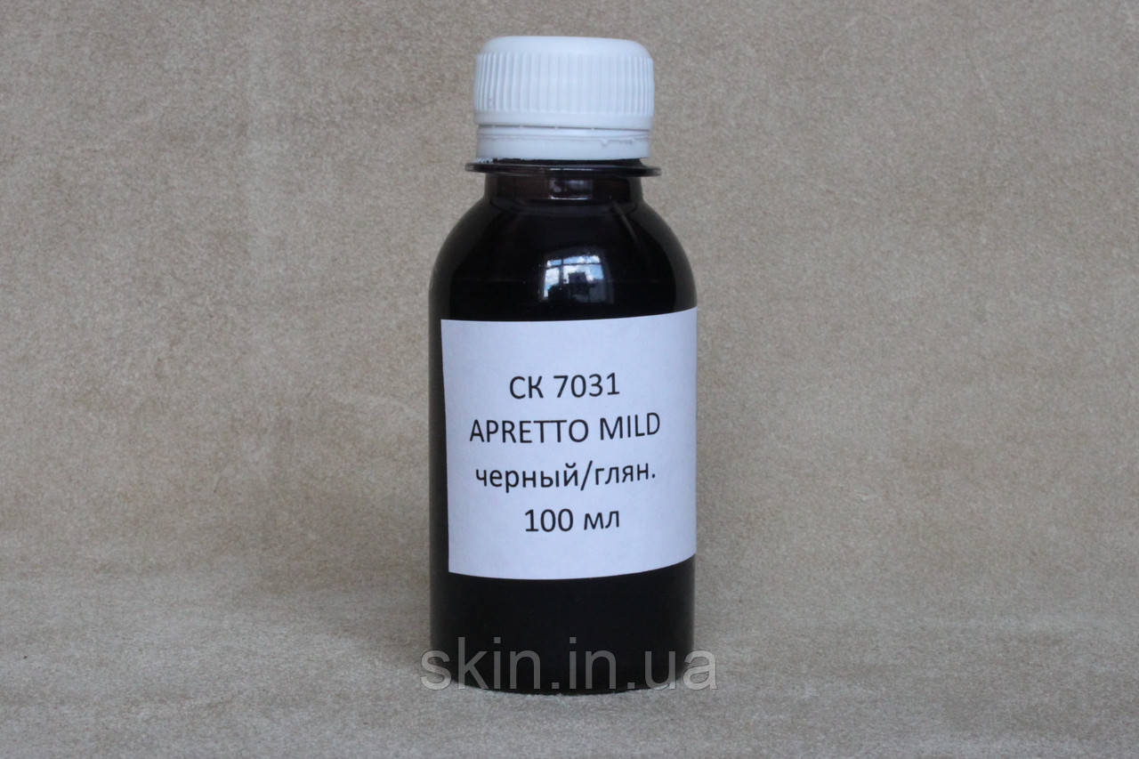 Глянсове фінішне покриття APRETO MILD, колір - чорний, об'єм - 100 мл, артикул СК 7031