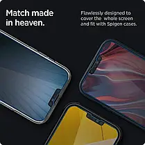 Захисне скло Spigen для iPhone 13 Pro Max — (Антишпіон) GLAS.tR SlimTM Privacy, фото 3