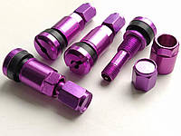 Ниппель, вентиль разборный для литых и стальных дисков (Фиолетовый)