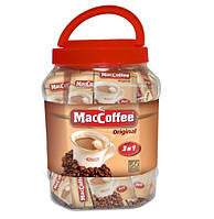 Кава MacCoffee Original розчинний МакКофе Оригінал Банку 50 пакетів 1 кг Україна