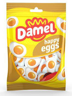 Желейні цукерки Damel Fried Eggs омлет 80гр, без глютену (18шт/ящ)