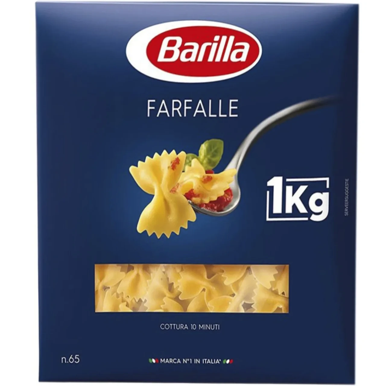 Купить Макароны Barilla Farfalle №65 1кг, (12шт/ящ), цена 129 грн ...