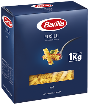 Макарони Barilla Fusilli №98 1кг, (12 шт/ящ)