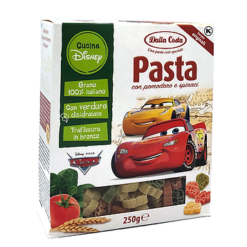 Макарони Dalla Costa Disney Cars 250гр, (15шт/ящ)