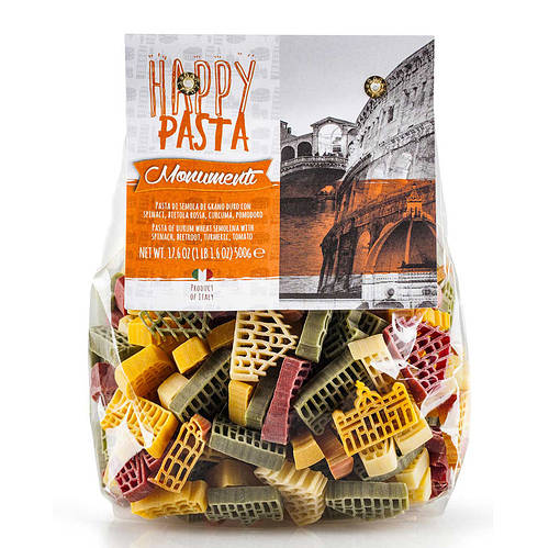 Макароны Dalla Costa Happy Pasta Monumenti Italiani 500гр, (12шт/ящ ...