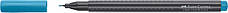 Капілярна тригранна ручка Faber-Castell Grip Finepen, 0,4 мм, Кобальтовий бірюзовий