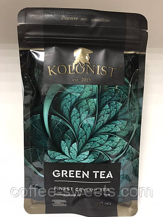 Чай KOLONIST 100г зелений GREEN TEA, фото 2