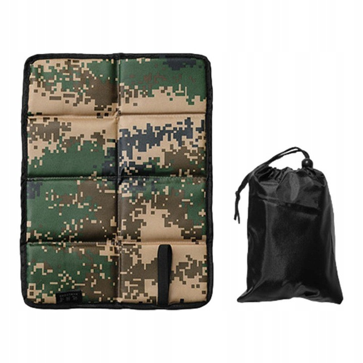 Сидіння, каремат тактична EMES MM 28 см x 39 см x 1 см Moro + чохол, фото 1