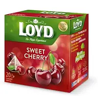 Фруктовый чай Loyd Sweet Cherry сладкая вишня 40гр (20 пирамидок), (10шт/ящ)