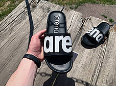 Чоловічі шльопанці Arena Urban Slid AD 00433-101 чорні з білим, фото 4