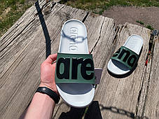 Чоловічі шльопанці Arena Urban Slid AD 00473-103 arana grey-army олива, фото 4