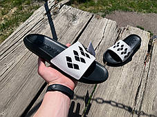 Чоловічі шльопанці Arena Urban Slid AD 00473-104 diamonds black-white чорні з білим, фото 3