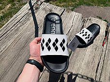 Чоловічі шльопанці Arena Urban Slid AD 00473-104 diamonds black-white чорні з білим, фото 4
