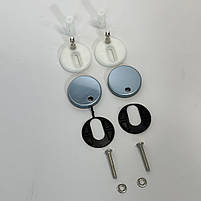 Сидіння для унітаза з дюропласту з кришкою з мікроліфтом Nice 0400, Кришка для унітаза з плавним опусканням, фото 5