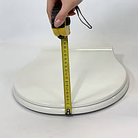 Сидіння для унітаза з дюропласту з кришкою з мікроліфтом Nice 0400, Кришка для унітаза з плавним опусканням, фото 7