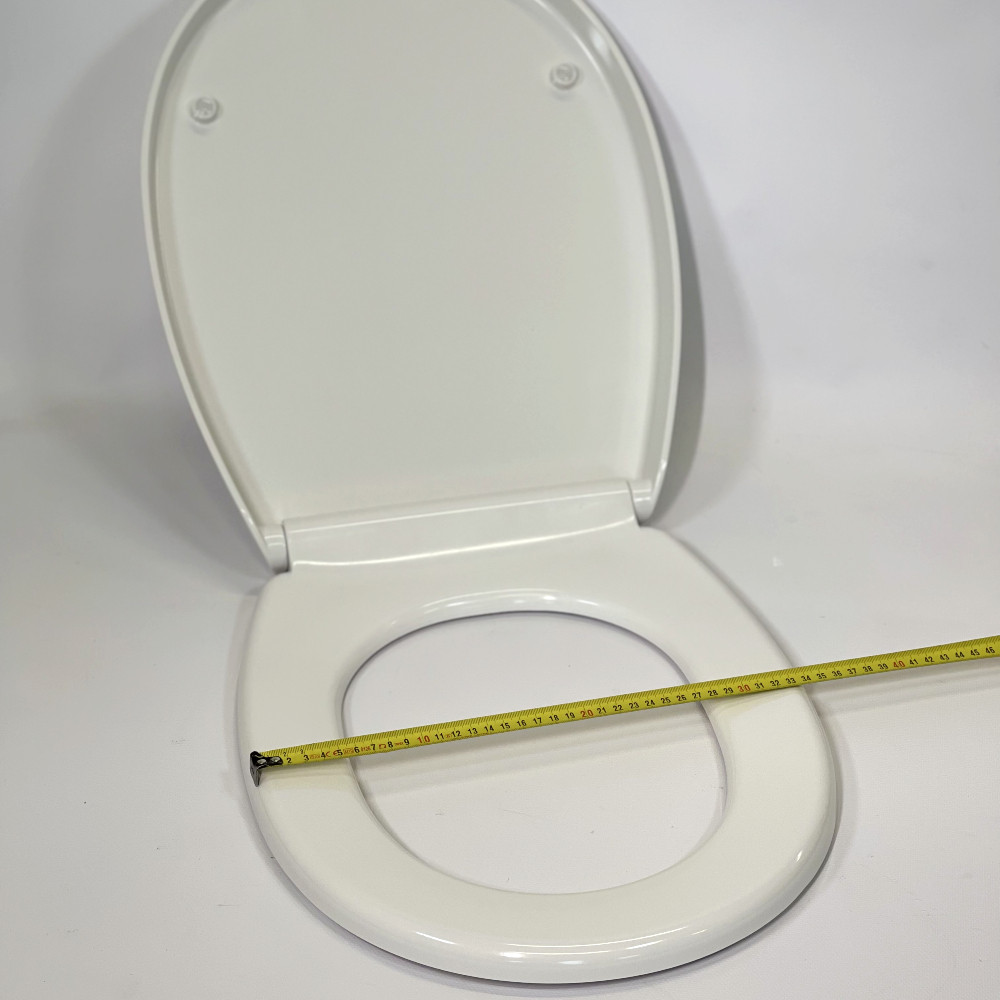 Туалетне сидіння з мікроліфтом з дюропластів Genesis 0401, Сидіння для унітазу з функцією швидкого зняття, фото 1