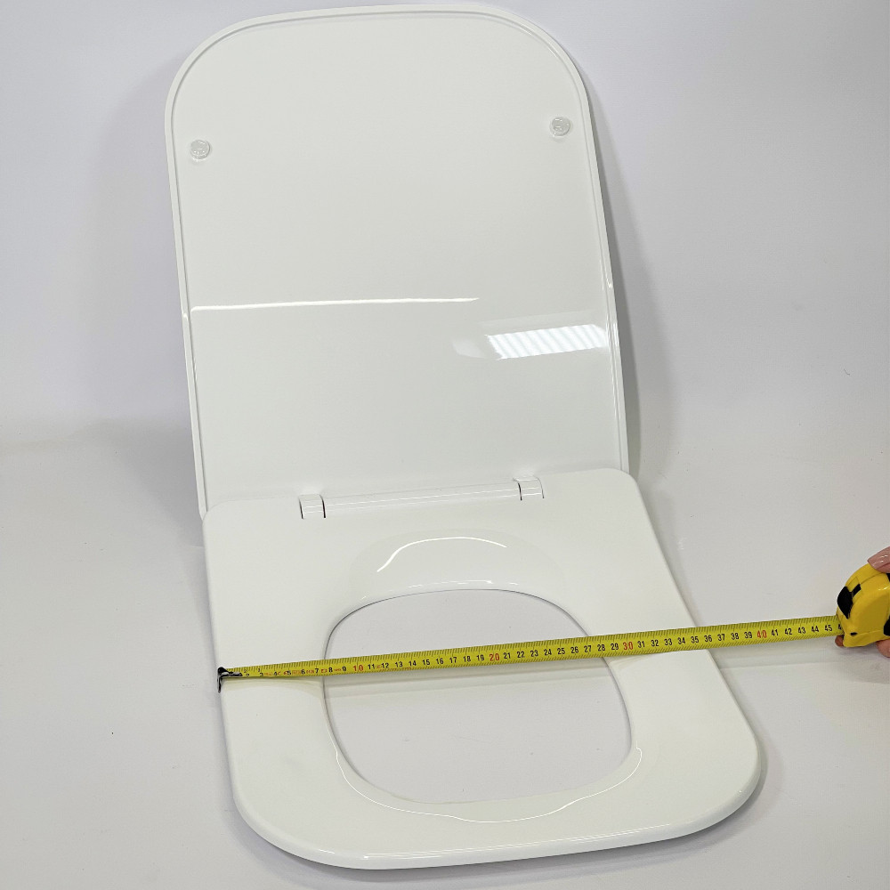 Сидіння для унітазу з термопласту з кришкою з мікроліфтом Canto 0339, Високоякісне туалетне сидіння, фото 1