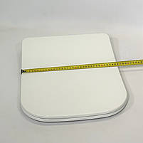 Сидіння для унітазу з термопласту з кришкою з мікроліфтом Canto 0339, Високоякісне туалетне сидіння, фото 7