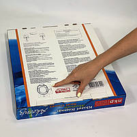 Сидіння для унітазу з термопласту з кришкою Akdeniz 0300, Овальне міцне і тверде сидіння для унітазу, фото 9