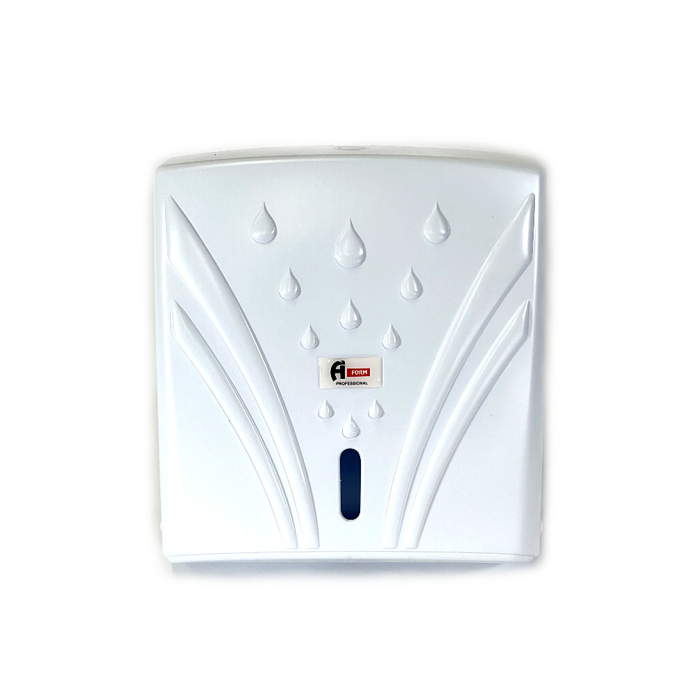 Диспенсер для рушників Z-складання пластиковий диспенсер для паперових рушників на 300 шт (Білий), фото 1