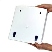 Диспенсер для рушників Z-складання пластиковий диспенсер для паперових рушників на 300 шт (Білий), фото 4