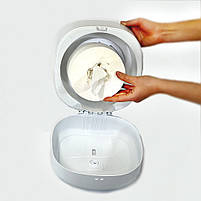 Великий диспенсер для туалетного паперу з боковим витягуванням пластиковий (Сірий), фото 9