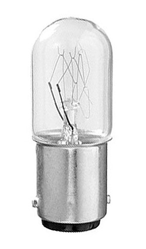 Лампа розжарювання 240 VAC, 8 Вт, цоколь T15