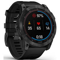 Смарт-годинник Garmin Fenix 7X Solar Slate Gray with Black Band (010-02541-00/01), фото 5