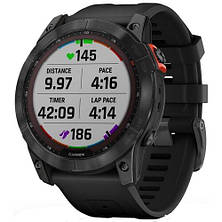 Смарт-годинник Garmin Fenix 7X Solar Slate Gray with Black Band (010-02541-00/01), фото 4