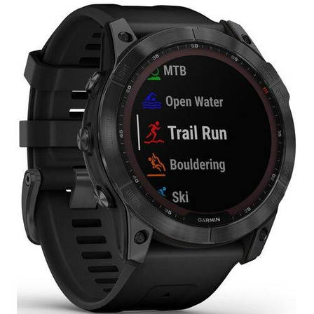 Смарт-годинник Garmin Fenix 7X Solar Slate Gray with Black Band (010-02541-00/01), фото 1