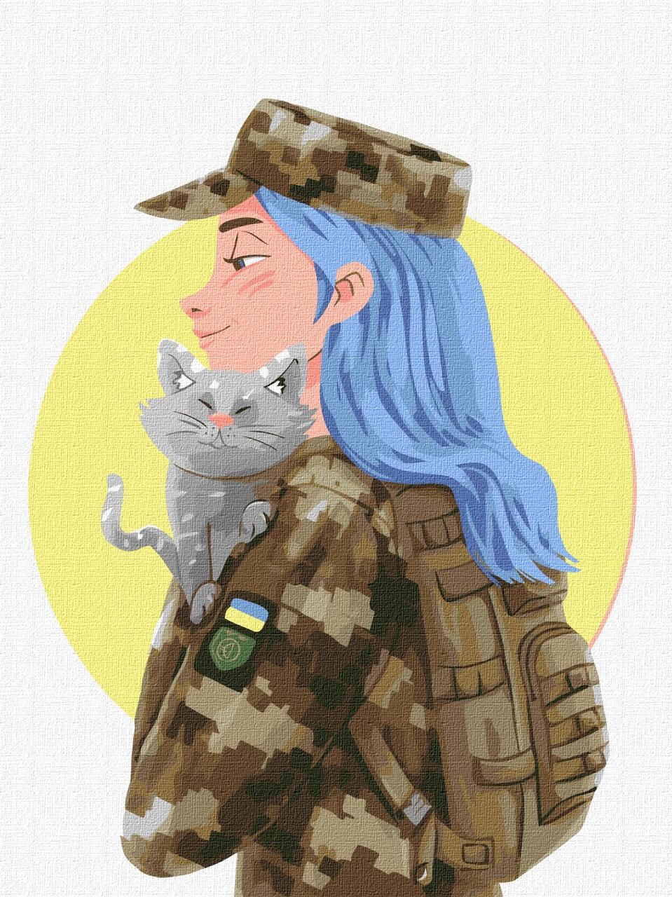 Картина за номерами Пухнастий порятунок ©anastasiia.ole KHO4891 Ідейка 30 х 40 см (без коробки), фото 1