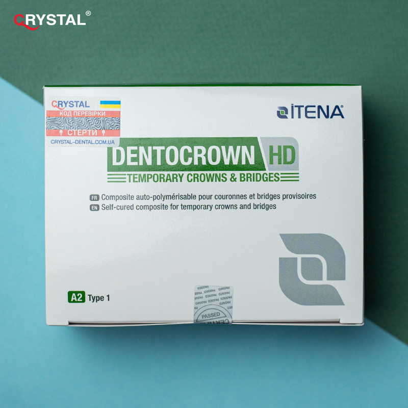 Dentocrown HD (дентокрають ейчд), матеріал для виготовлення тимчасових коронок, картридж (74 г)