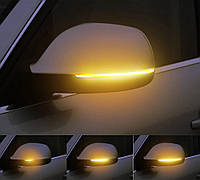 Динамический LED повторитель поворота в зеркало AUDI Q5 / Q7 дымчатые, указатель поворота