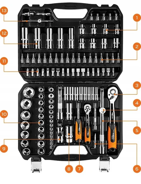 Набір інструментів Neo Tools 08-666 110 шт. - фото 2 - id-p1632202567