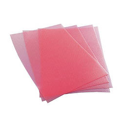 Антибактеріальні килимки для холодильника 4 шт., рожевий