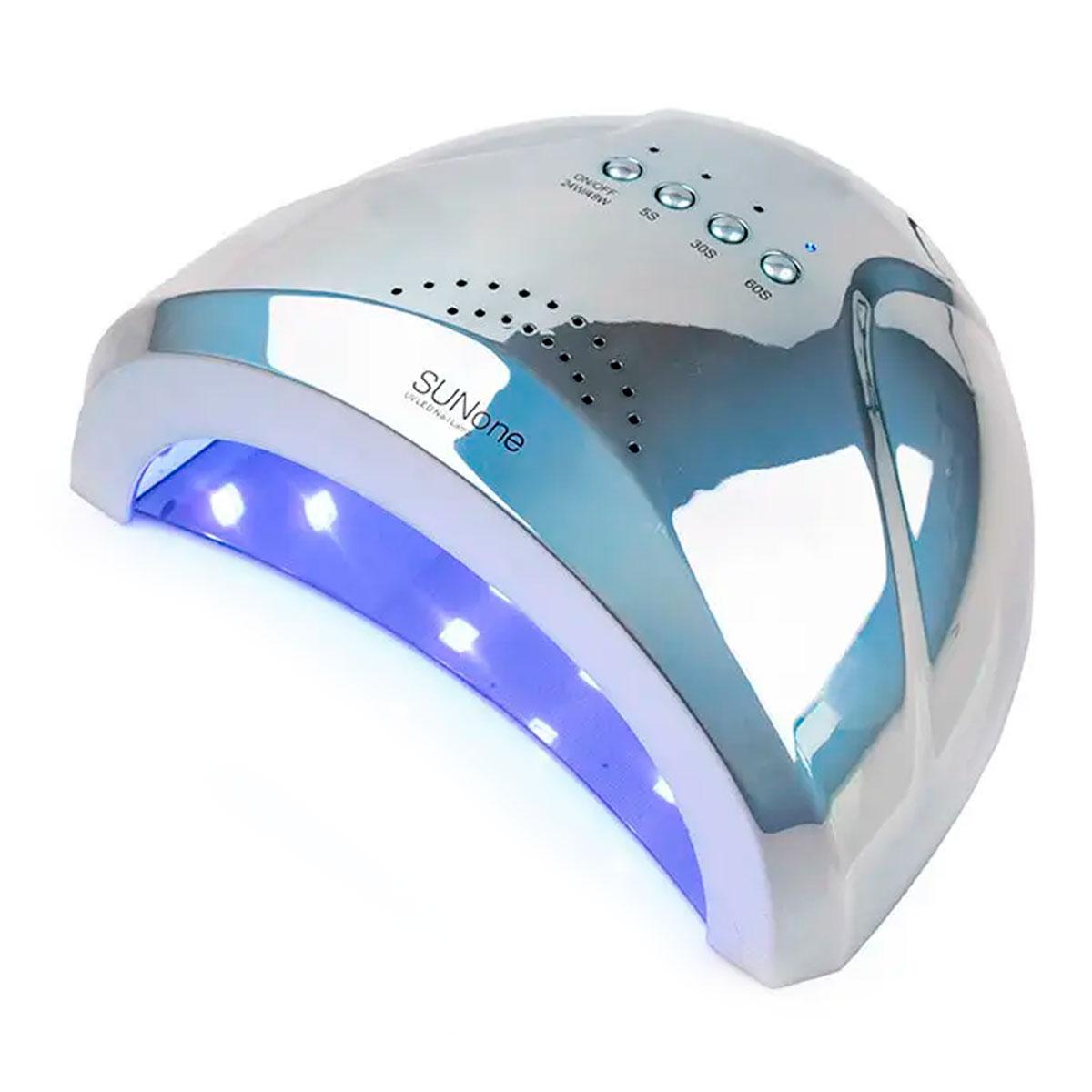 Лампа манікюрна UV-LED SUN One Professional Mirror 48 Вт (дзеркальна блакитна)
