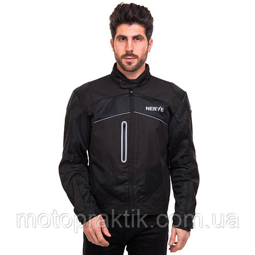 Купить Nerve Run Jacket Black, L Мотокуртка текстильная летняя с ...