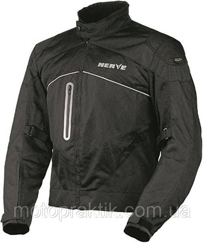Nerve Run Jacket Black, XL Мотокуртка текстильная летняя с защитой (ID ...