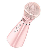 Колонки 1.0 (портативні) HOCO BK6 Hi-song K song microphone Pink 1.0